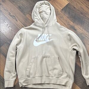 Nike Tan Sweatshirt Pullover Hoodie
